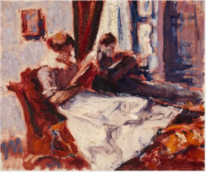 Una lettura tranquilla - National Gallery of Ireland, Dublino